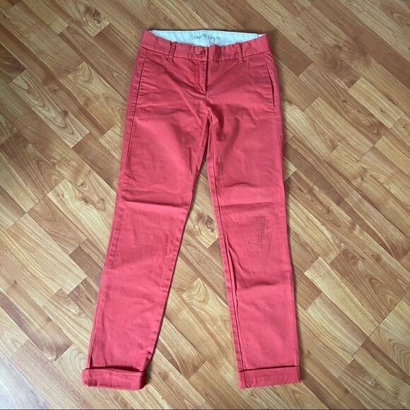 J. Crew Bennett Chino Orange straight leg pants - Picture 10 of 10